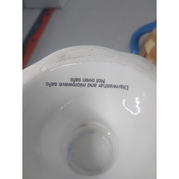 Jennifer Brinley Bistro Coffe Mug Cup Certified International Pedestal Set Of 3 - Picture 9 of 16